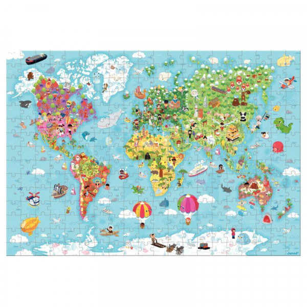 Puzzle G Ant Pi Ces Carte Du Monde