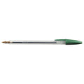 Stylo bille BIC Cristal pointe moyenne vert