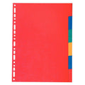 Intercalaires 6 touches EXACOMPTA A4 en carte lustrée 220g