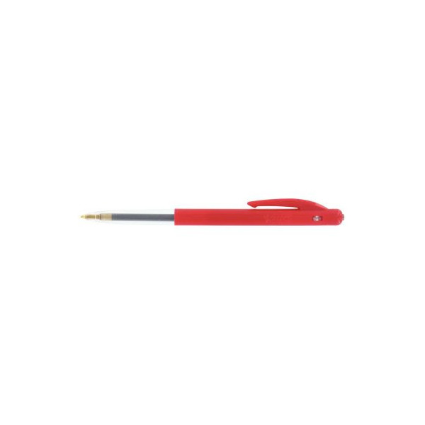 stylo bic - rouge - mine fine - stylo à billes