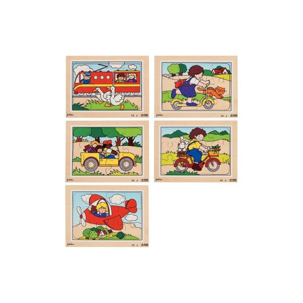 Mini Puzzle en papier de 24 pièces, jouets éducatifs pour enfants