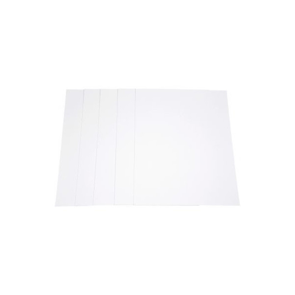 Papier carton, blanc, 21 x 29,7 cm, 50 feuilles