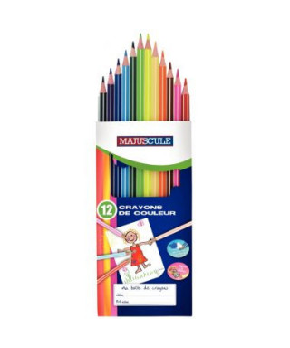 Boite de 12 crayons de couleur à cire BIC Kids