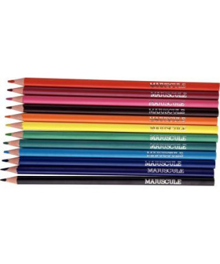 Fdit crayon 12 couleurs 12 pièces crayons de couleur 12 couleurs  hydrosoluble fine recharge peinture stylo Art dessin fournitures