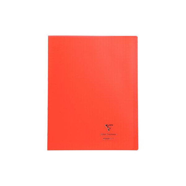 Cahier Koverbook Clairefontaine 24 x 32 cm grand carreaux 96 pages
