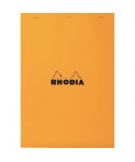 Bloc bureau RHODIA, A4, 80 feuilles microperforées, 5x5, papier blanc 80g
