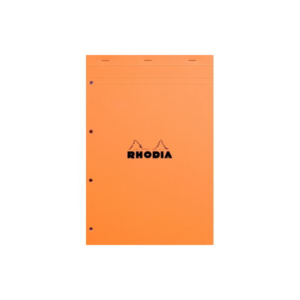 Rhodia – carnet de réunion avec fil, A5 +, pré-imprimé. 80 feuilles  micro-perforées détachables, avec