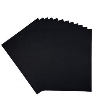 Pochette de 2 feuilles de carte à gratter 24 x 32 cm couleur noir