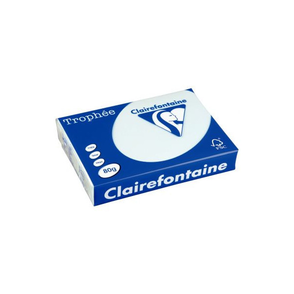 Rame A4 - 80g - Bleu Vif - CLAIREFONTAINE (500 f.) - Ref:1798