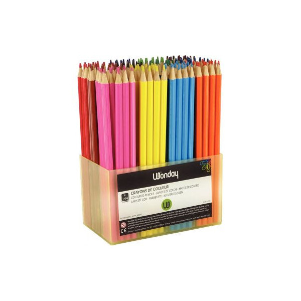 WONDAY Taille-crayon Plastique Spécial Gros Crayons Diam 17 mm Coloris  Aléatoire : : Fournitures de bureau