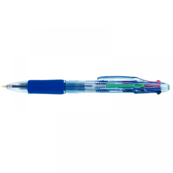 BIC Recharge pour stylo à bille 4 COULEURS pointe fine encre Bleue