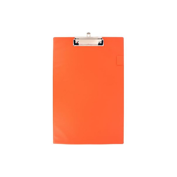 Plaque porte bloc en plastique A4+ orange