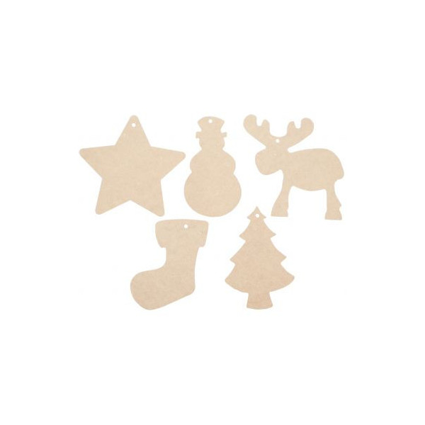 2x morceaux de cintres de Noël en bois/assiettes de décoration à suspendre  Joyeux Noël