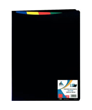 Protège-documents lutin A4 - porte-vue 80 pochettes noires
