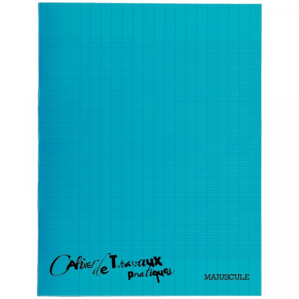Petit cahier à agrafes colori bleu, Oxford (1 cahier, 17 x 22 cm