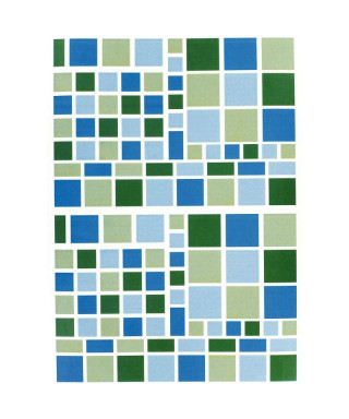 Pochette de 6900 gommettes camaïeu géométriques adhésives repositionnables  formes et couleurs assor