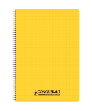 Carnet de vocabulaire reliure intégrale Koverbook A5 100 pages ligné +  marge centrale couverture polypropylène transparent/ Pce