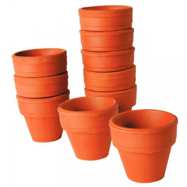 Mini pots en terre cuite - Pots pour plantation en terre cuite