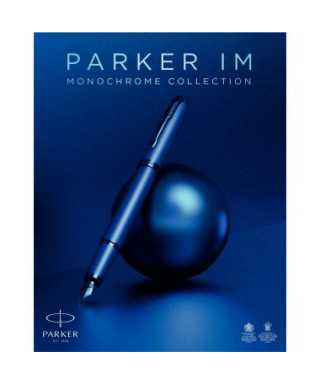 Stylo plume Parker IM Monochrome, Bleu, plume fine, encre bleue, Coffret  cadeau - Stylo Plume - Achat & prix