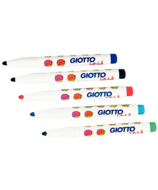 GIOTTO - Etui 8 Feutres Glitter Coloriage Turbo Pastel Ø2,8mm F276700