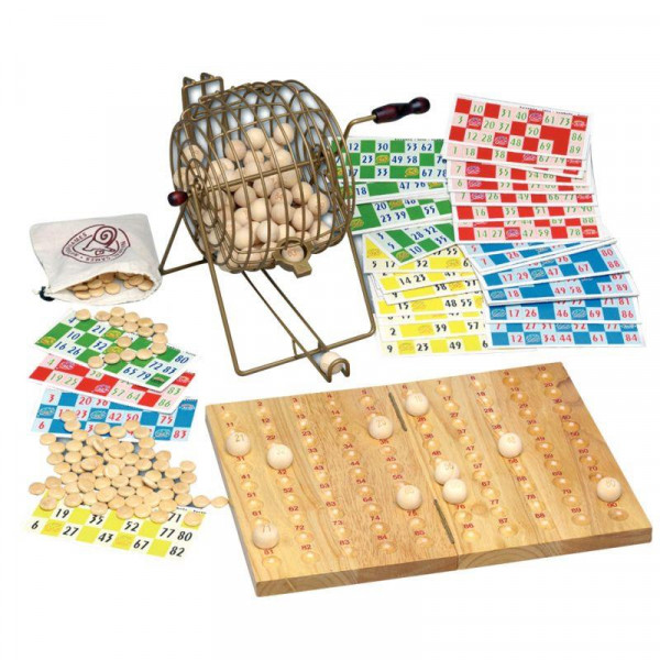 TAHALI Ensemble de Bingo de Luxe, Machine de loterie colorée