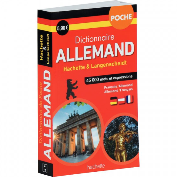 DICTIONNAIRE DE POCHE FRANÇAIS / ALLEMAND HACHETTE