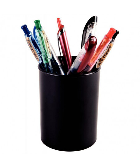 Pot à crayons recyclé noir