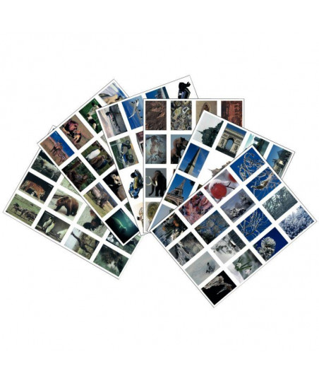 Lot de 96 images en planche...