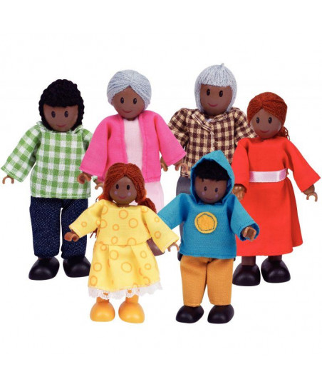 Famille de 6 poupées...