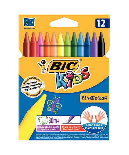 Pochette de 12 crayons Bic...