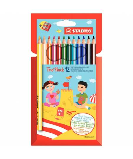Etui 12 crayons de couleurs...