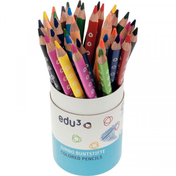 Etui de 12 crayons de couleur Elios Wood Free assortis