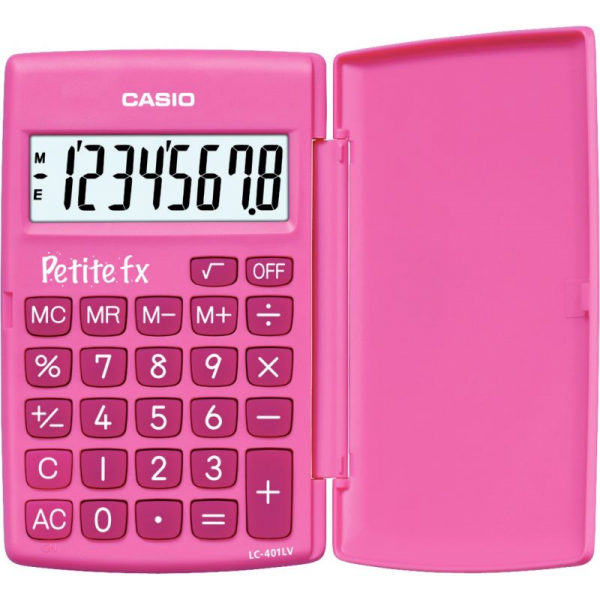 Calculatrice de poche Casio 10 chiffres SL-310UC rose