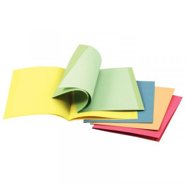Sous-chemises recyclées couleurs pastels 22 x 31 cm - Paquet de 250