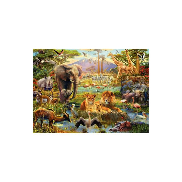 Puzzle 200 p XXL - Animaux de la jungle, Puzzle enfant, Puzzle, Produits