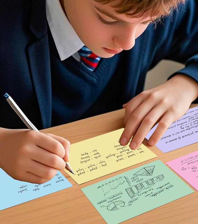 Utilisez vos fiches bristol pour faire vos fiches de révisions