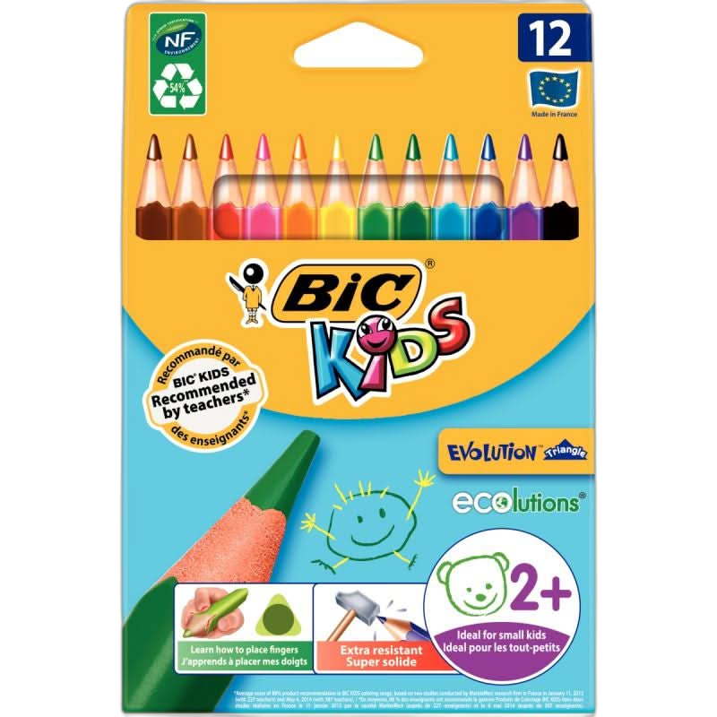 BIC KIDS COULEUR 12 - Ma Rentrée Facile