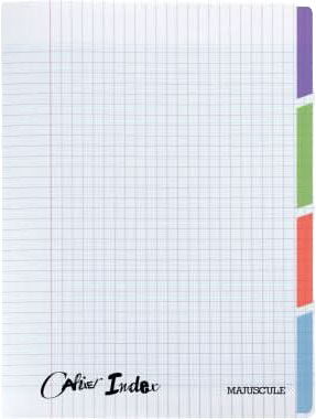 CAHIERS 21 X 29,7, 96 PAGES GRANDS CARREAUX - Ma Rentrée Facile