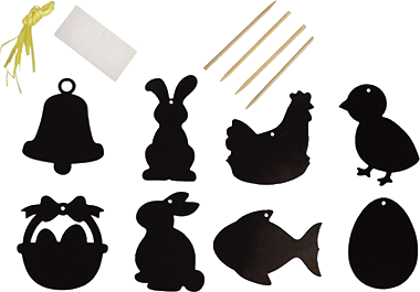 CARTES A GRATTER, METAL A REPOUSSER