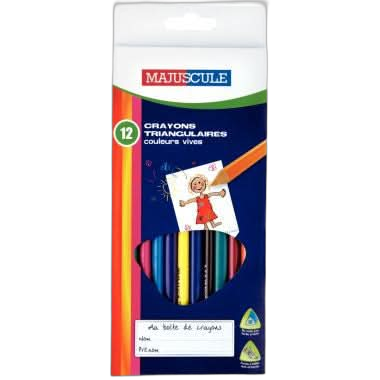 CRAYONS COULEURS TRIANGULAIRES - Ma Rentrée Facile