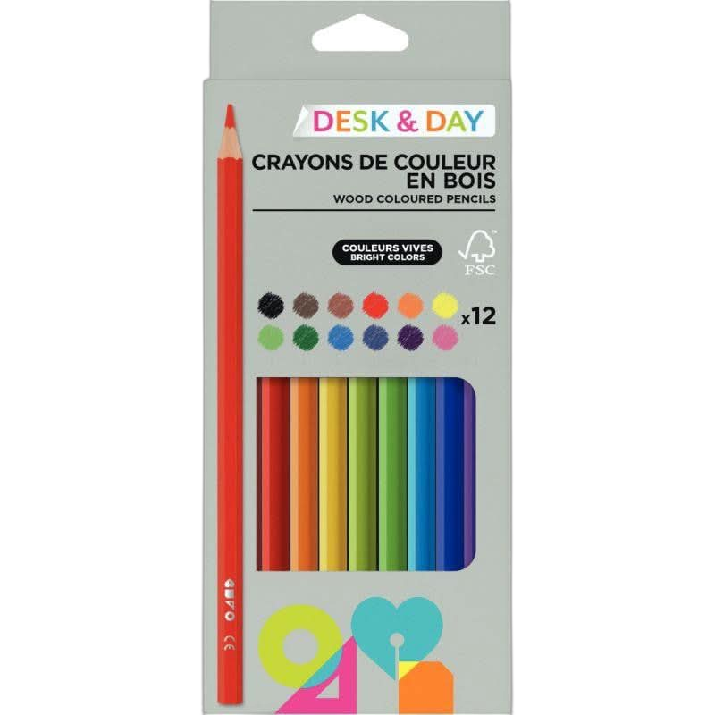 CRAYONS DE COULEURS 12