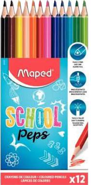 CRAYONS DE COULEURS MAPED