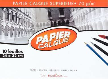 PAPIERS CALQUES TRANSPARENTS