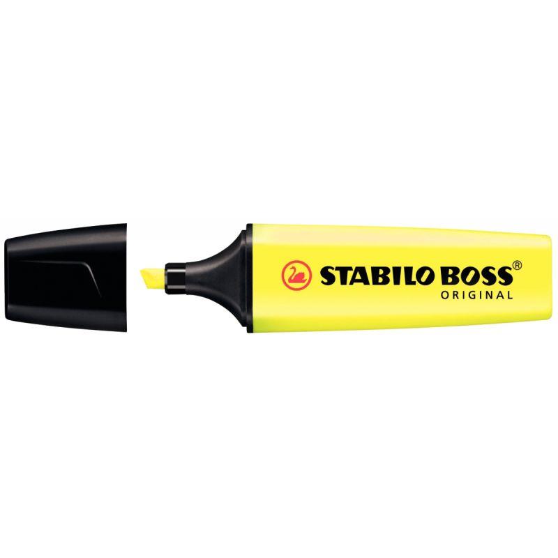 Surligneur STABILO BOSS jaune - Ma Rentrée Facile