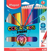 Pochette de 24 crayons de couleur Color Pep's Strong