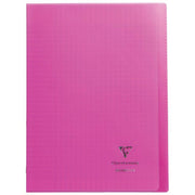 Cahier KOVERBOOK 21x29.7, 96 pages, seyès 90g, polypro rose - Ma Rentrée Facile