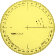 Rapporteur géométrie 360° Aleph - Ma Rentrée Facile