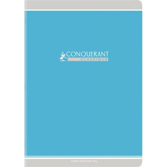 Cahier 21x29,7, 48 pages,séyès, 90 g, 4 coloris aléatoires, Conquérant - Ma Rentrée Facile