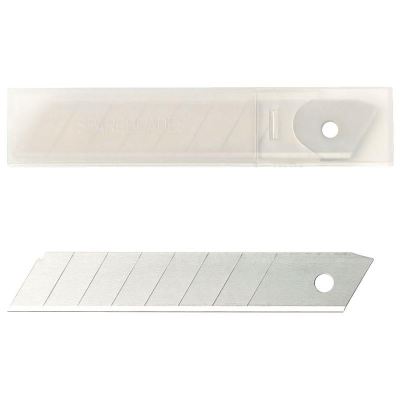 Étui de 10 lames de 18 mm pour cutter grand modèle