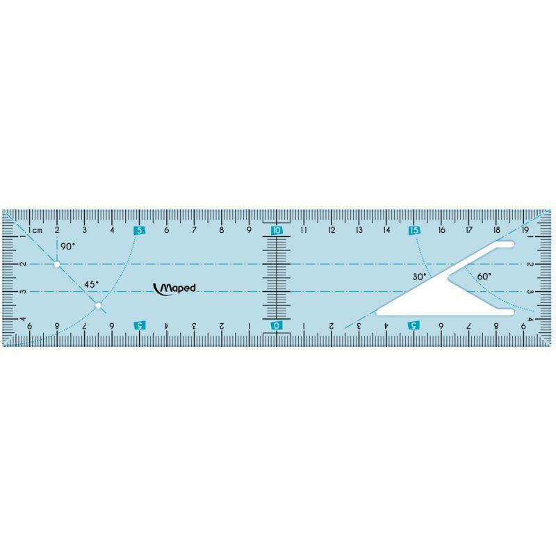 Règle équerre 20cm Maped - Ma Rentrée Facile